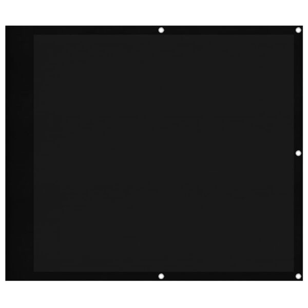 vidaXL balkona aizslietnis, melns, 90x800 cm, 100% poliestera oksforda