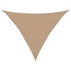 vidaXL saulessargs, 160 g/m&sup2;, pelēkbrūns, 2,5x2,5x3,5 m, HDPE