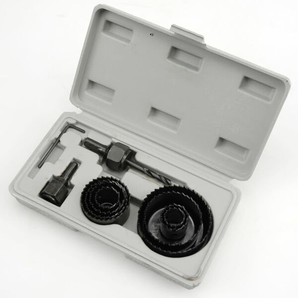 VOREL caurumzāģu komplekts, 11 gab., 19-64 mm, 22570