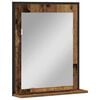 vidaXL Spogulis Vecs koks 50 x 12 x 60 cm Stikls un inženierijas koks