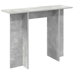 vidaXL Konsoles galds Betona pelēks 100 x 30 x 75 cm Inženierijas koks