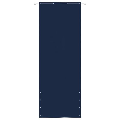 vidaXL balkona aizslietnis, 80x240 cm, zils oksforda audums