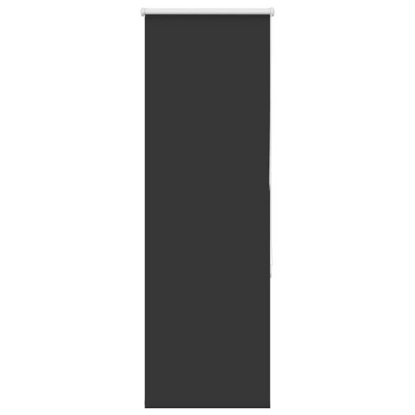 vidaXL Rullo žalūzija Blackout Black 50x175 cm Auduma platums 45,7 cm