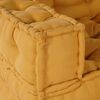 vidaXL Modulārais dīvāns 2 pcs Dzeltena 140 x 70 x 56 cm audums