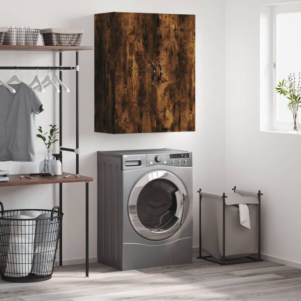 vidaXL sienas skapītis, 69,5x34x90 cm, inženierijas koks, koka krāsa