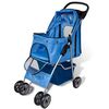 vidaXL suņu ratiņi, 15 kg, zili