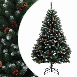 vidaXL Mākslīgā Saliekamā Ziemassvētku Egle 180 cm PVC