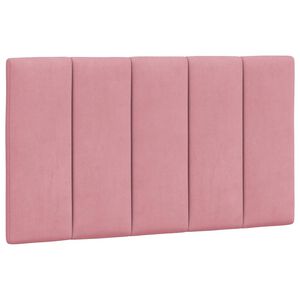 vidaXL galvgaļa spilvens, Hanko, rozā, 80 cm, samts