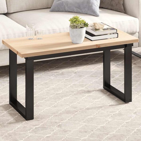 vidaXL galda virsma, 90x40x2,5 cm, taisnstūra, priedes masīvkoks