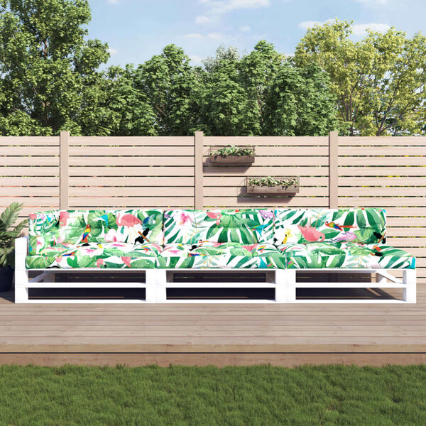 vidaXL pale&scaron;u matrači, 7 gab., krāsains audums