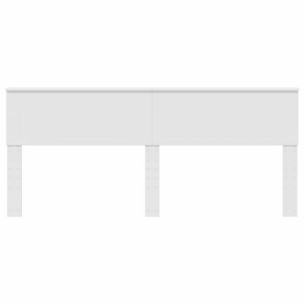 vidaXL Galvgalis Balts 200 cm Inženierijas koks