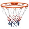 vidaXL basketbola grozs, oranžs, 39 cm, tērauds
