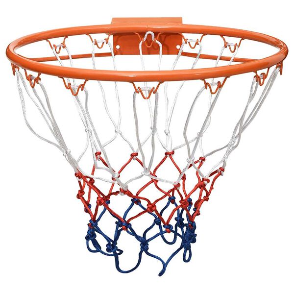 vidaXL basketbola grozs, oranžs, 39 cm, tērauds