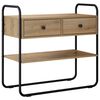 vidaXL Konsoles galds Artisan Ozols 80 x 40 x 75 cm Inženierijas koks