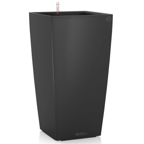 LECHUZA puķu kaste Cubico Color 30 ALL-IN-ONE, pelēkbrūna, 13138