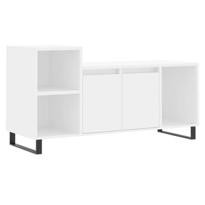 vidaXL TV skapītis, balts, 100x35x55 cm, inženierijas koks