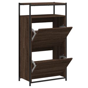 vidaXL apavu skapītis, ozolkoka, 60x34x112 cm, inženierijas koks