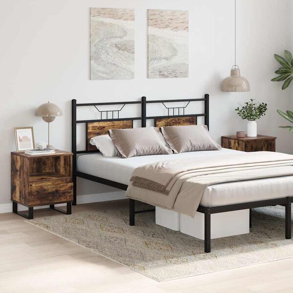 vidaXL naktsskapīši, 2 gab., ozolkoka, 40x35x50 cm, inženierijas koks