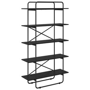 vidaXL Grāmatu plaukts 5 līmeņi 100 x 35 x 175,5 cm Inženierijas koks