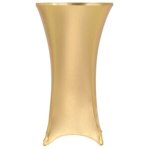 vidaXL galdauti, 2 gab., elastīgi, 60 cm, zelta krāsā