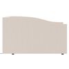 vidaXL dīvāngulta, USB, krēmkrāsas audums, 90x200 cm