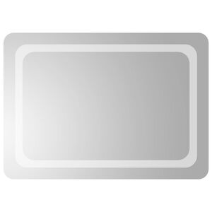 vidaXL vannasistabas spogulis ar LED, 50x70 cm