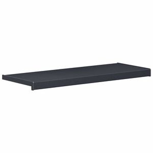 vidaXL Logu palodze Antracīts ar koka tekstūru 100 x 35 x 4,5 cm PVC