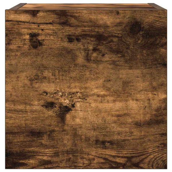 vidaXL sienas TV skapītis, ozolkoka krāsa, 30,5x30x30 cm