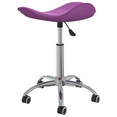 vidaXL salona krēsls, violeta mākslīgā āda