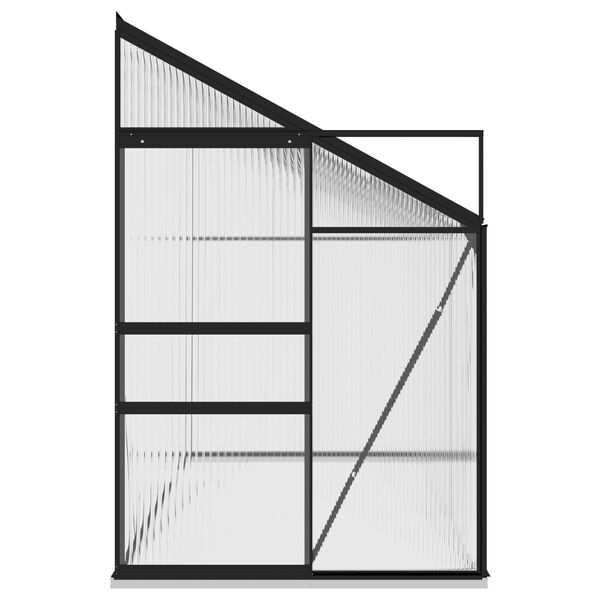 vidaXL siltumnīca, antracītpelēks alumīnijs, 7,77 m&sup3;