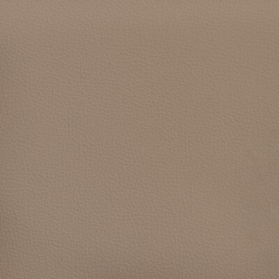 vidaXL dekoratīvi spilveni, 2 gab., 40x40 cm, mākslīgā āda, kapučīno