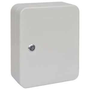 vidaXL Atslēgu kaste ar slēdzeni Krēms 20 x 7,5 x 25 cm Tērauds