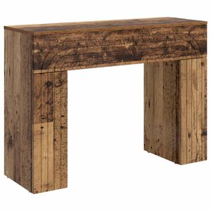 vidaXL Kafijas galdiņ&scaron; Vecs koks 102 x 35 x 75 cm Inženierijas koks