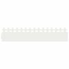 vidaXL Zāliena apmales 20 gab. 103 x 0,05 x 22 cm Tērauds Balts