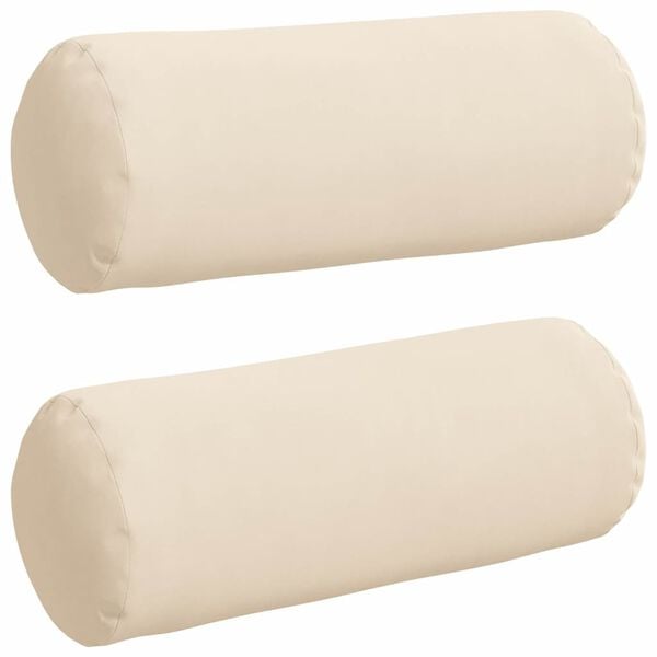 vidaXL Spilveni 2 pcs Bē&scaron;a &Oslash; 15 x 40 cm Mikrofibra