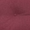 vidaXL Atpakaļ spilvens Vīna sarkans 120 x 24 x 50 cm audums