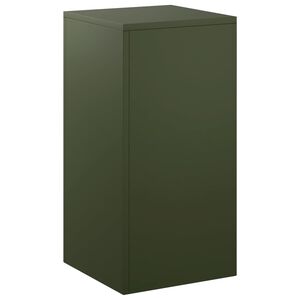 vidaXL Augu statīvs Olīvu zaļ&scaron; 30 x 30 x 60 cm Novecināts tērauds