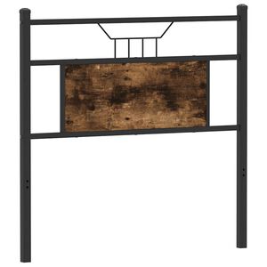 vidaXL rezerves galvgalis, ozolkoka krāsa, 75 cm, inženierijas koks, tērauds