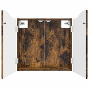 vidaXL Dartboard skapis Kūpināts ozols 56 x 12 x 63 cm
