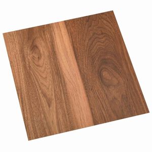 vidaXL Pa&scaron;līmējo&scaron;ie Grīdas Dēļi Koka Krāsa 30,5 x 30,5 cm 20 gab. PVC
