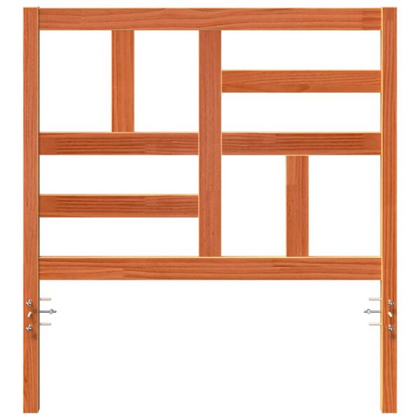 vidaXL Gultas galvas balsts Vaks brūns 80,5 x 4 x 104 cm