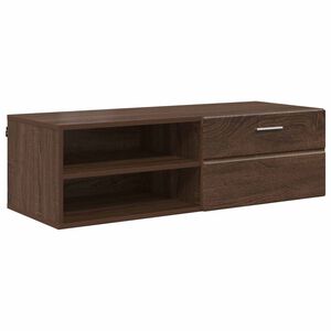 vidaXL Koka skapis Brūns ozols 100,5 x 39 x 30 cm Inženierijas koks