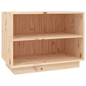 vidaXL apavu plaukts, 60x34x45 cm, priedes masīvkoks