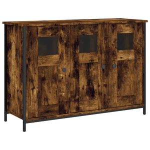 vidaXL kumode, ozolkoka krāsa, 100x35x70 cm, inženierijas koks