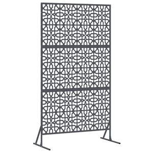 vidaXL Privātuma ekrāns 100 x 50 x 180 cm Tērauds Antracīta