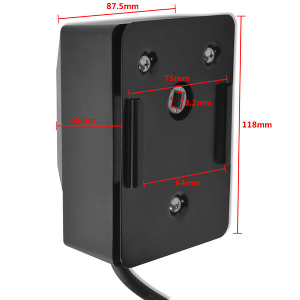 vidaXL grila iesmu motors, nerūsējošs tērauds, 4 W, melns