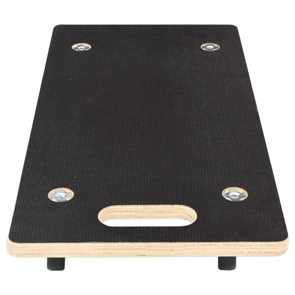 vidaXL Transporta ratiņ&scaron; 6 pcs Pelēka Saplāksnis