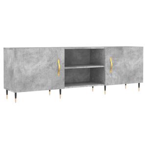 vidaXL TV skapītis, betona pelēks, 150x30x50 cm, inženierijas koks