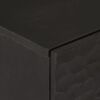 vidaXL skapīši, 2 gab., melns, 60x33x75 cm, mango masīvkoks