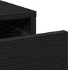 vidaXL Dressing galds 2 pcs Melna 40 x 41 x 75 cm Inženierijas koks